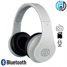 Headphone sem Fio Estéreo Bluetooth/SD/FM Dobrável com Microfone Hoopson F-038B - Branco